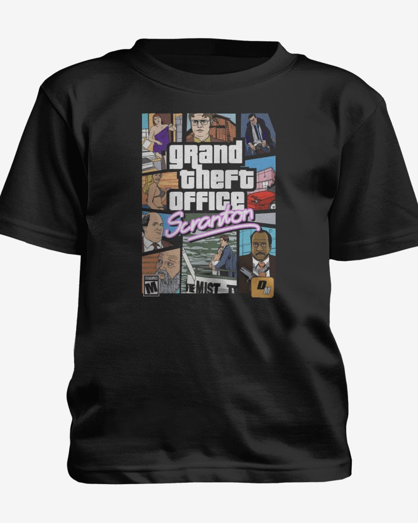Polera de niño Negro de GTOffice Scranton