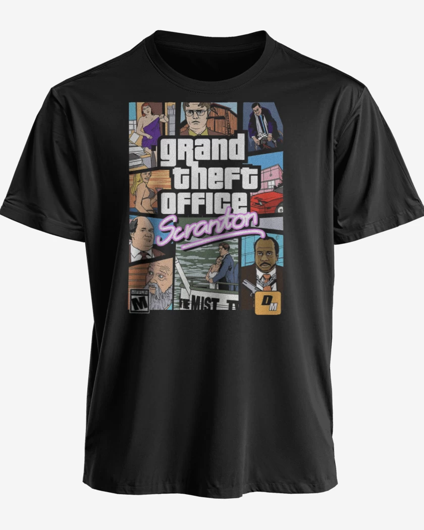 Polera premium Negro de GTOffice Scranton