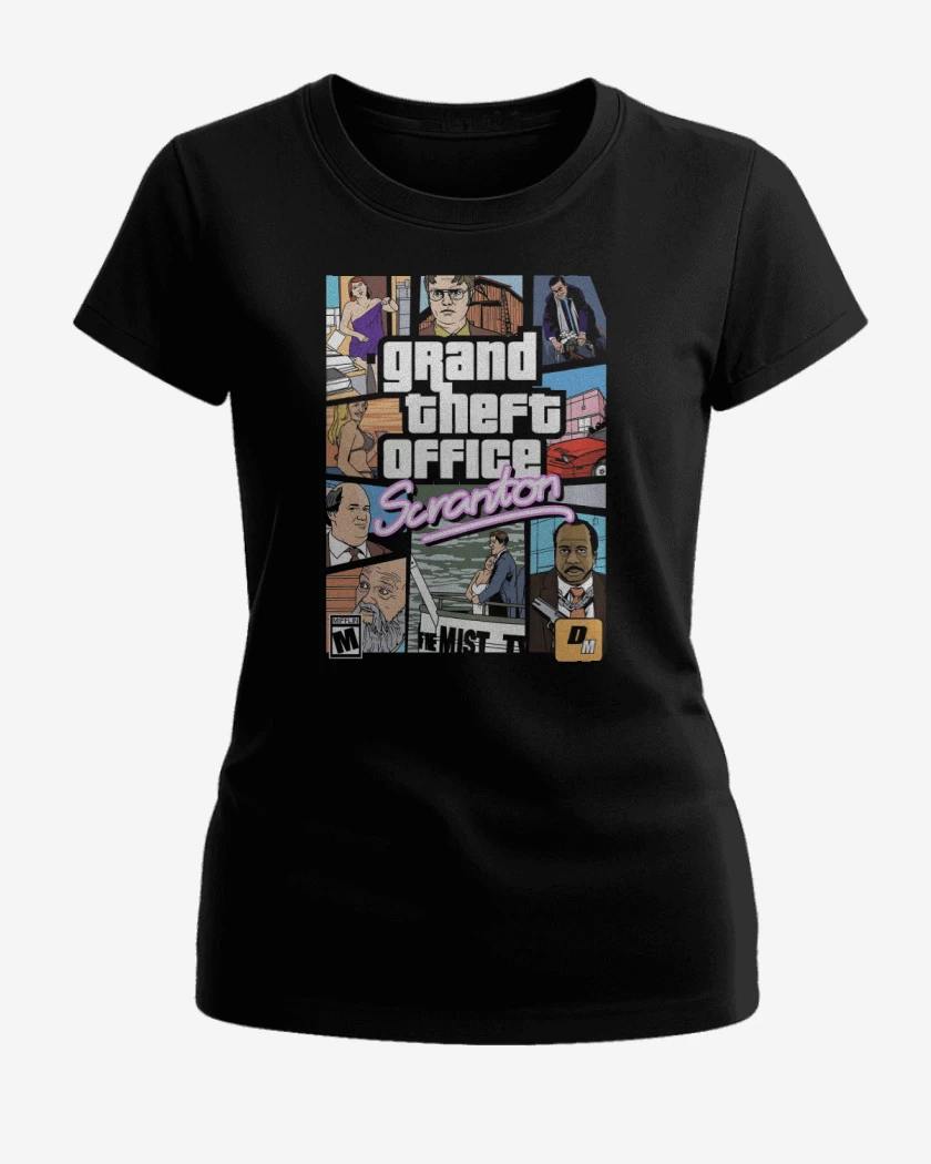 Polera de Mujer Negro de GTOffice Scranton