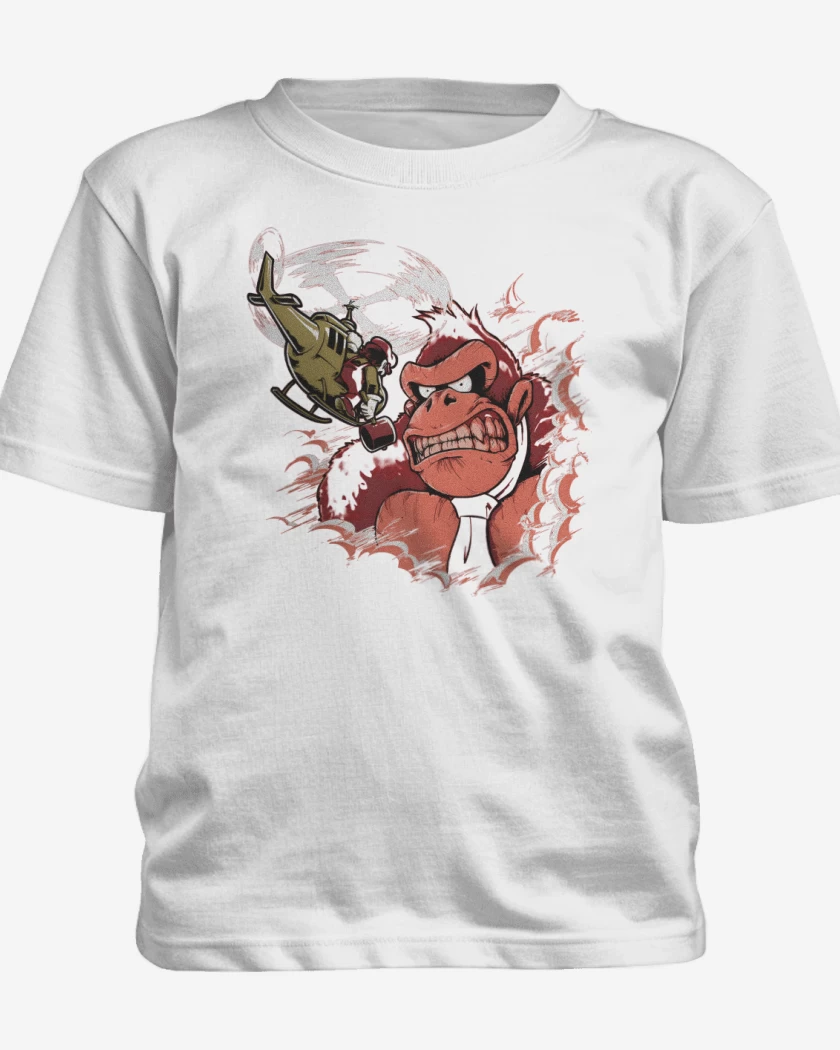 Polera de niño Blanco de Donking Kong