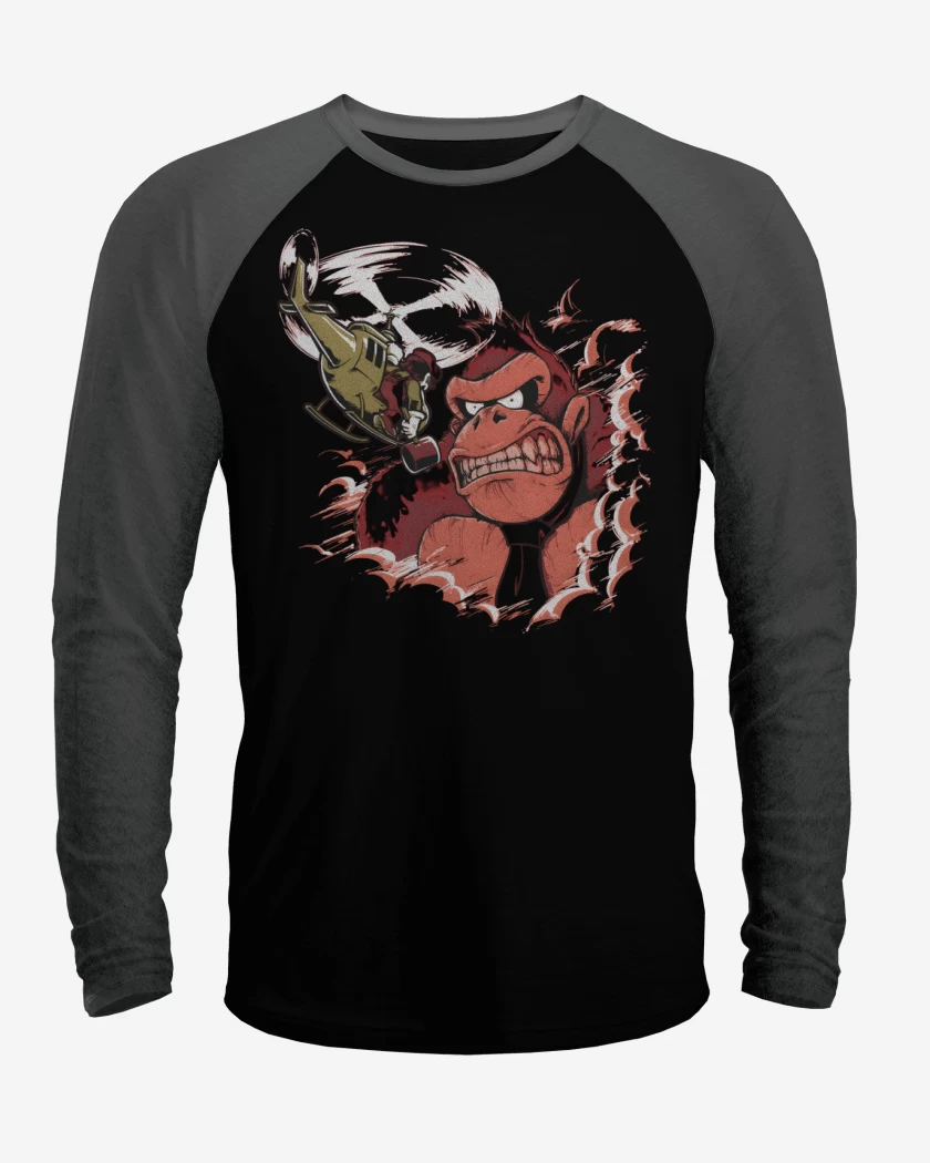 Polera Raglan Donking Kong