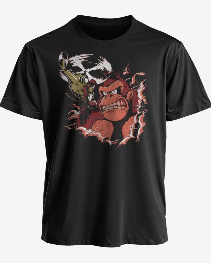 Polera premium Negro de Donking Kong