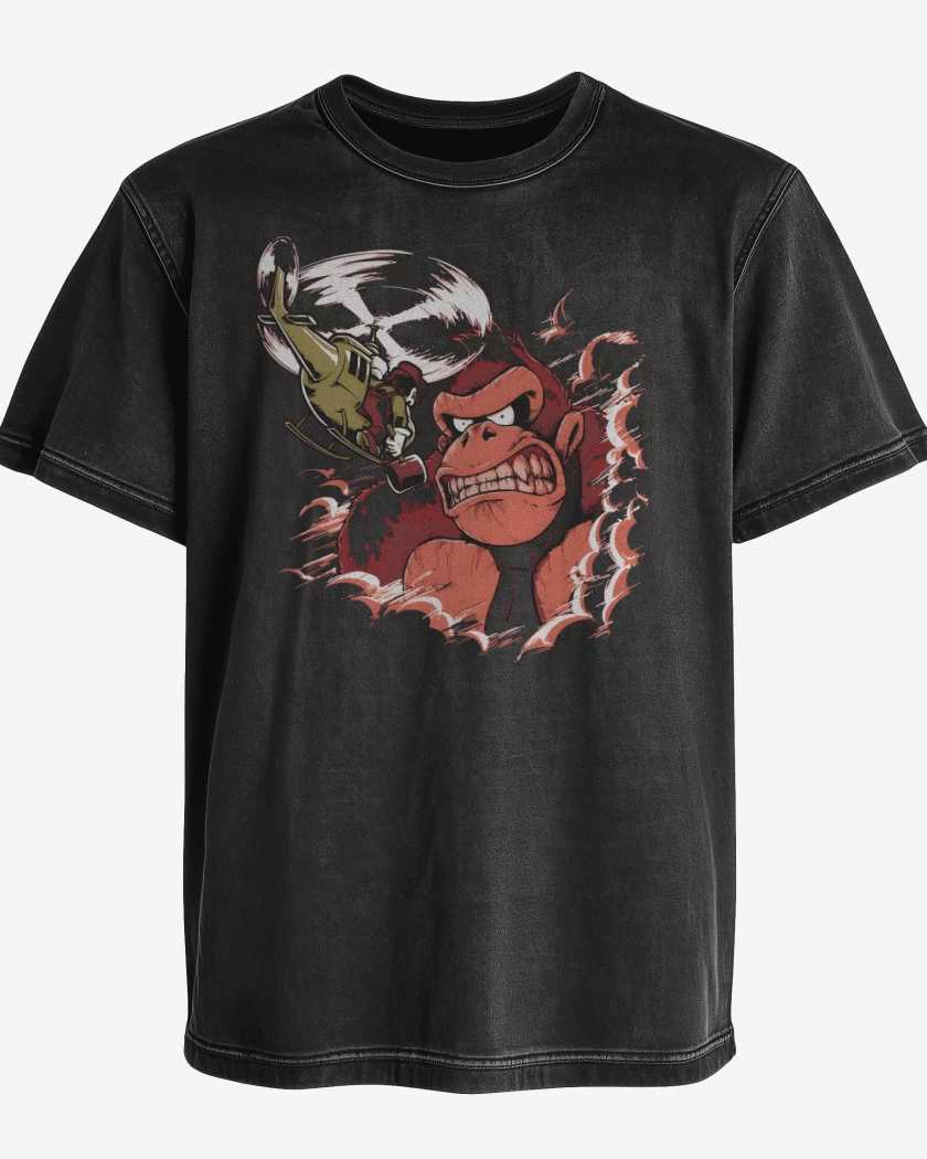 Polera desgastada Donking Kong