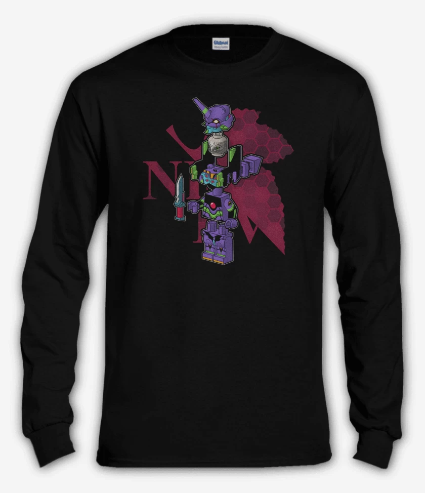Polera manga larga Negro de Evan-Legon
