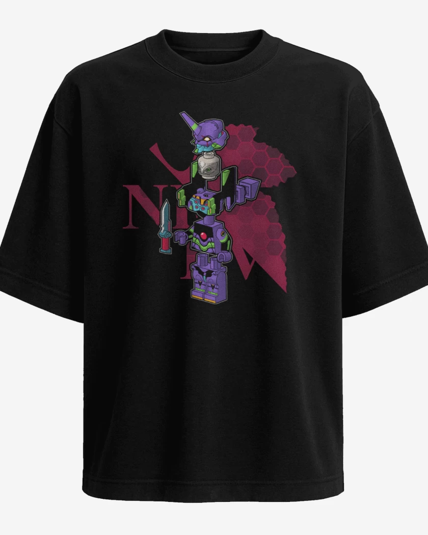 Polera Oversize Negro de Evan-Legon