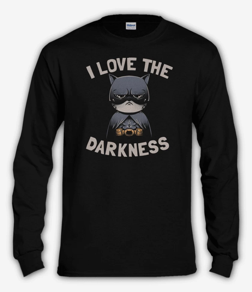 Polera manga larga I Love Darkness