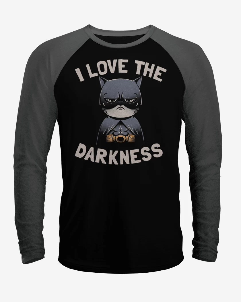 Polera Raglan I Love Darkness