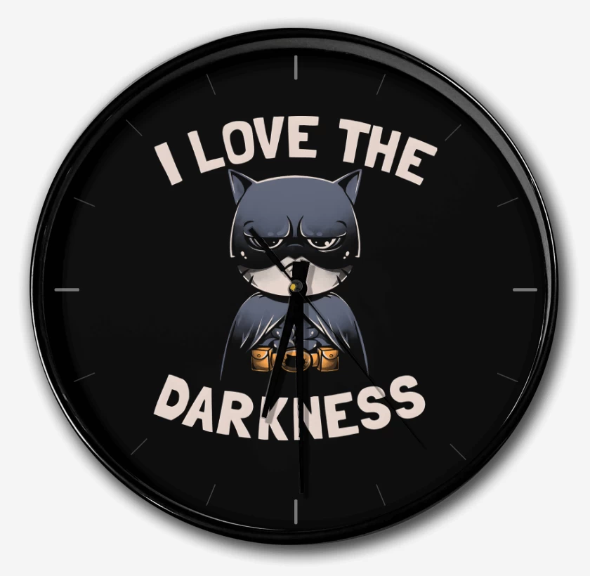 Reloj Negro de I Love Darkness