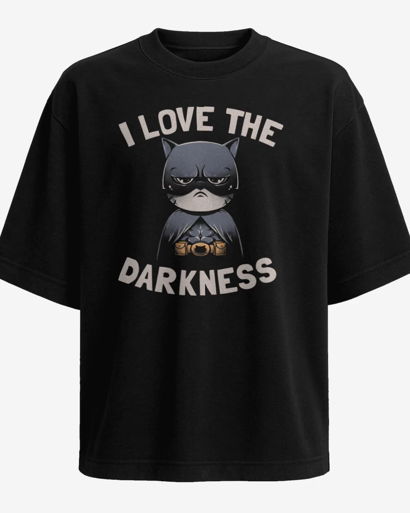 Polera Oversize I Love Darkness