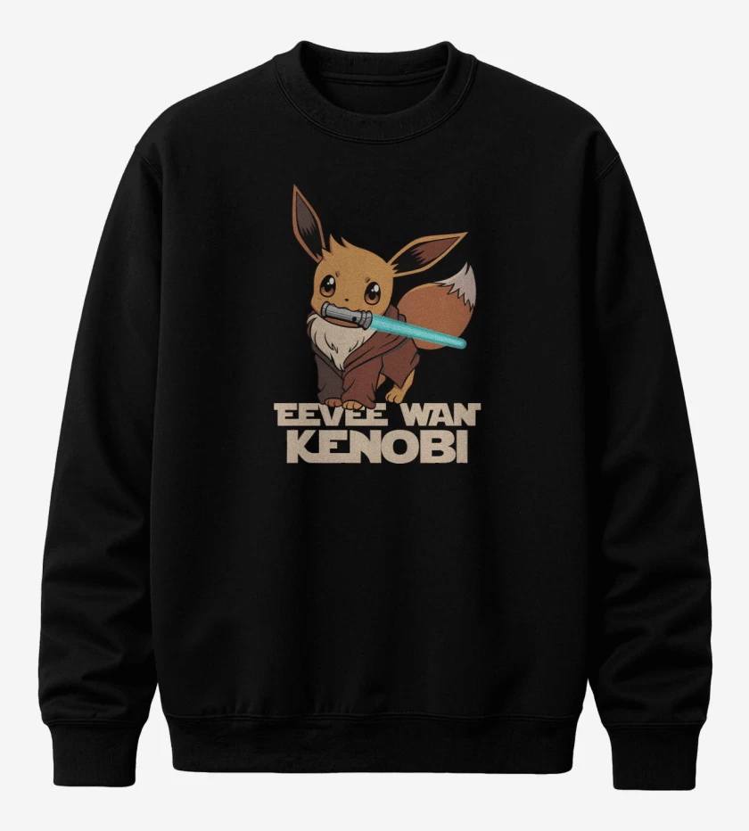 Poleron polo Eevee Wan Kenobi
