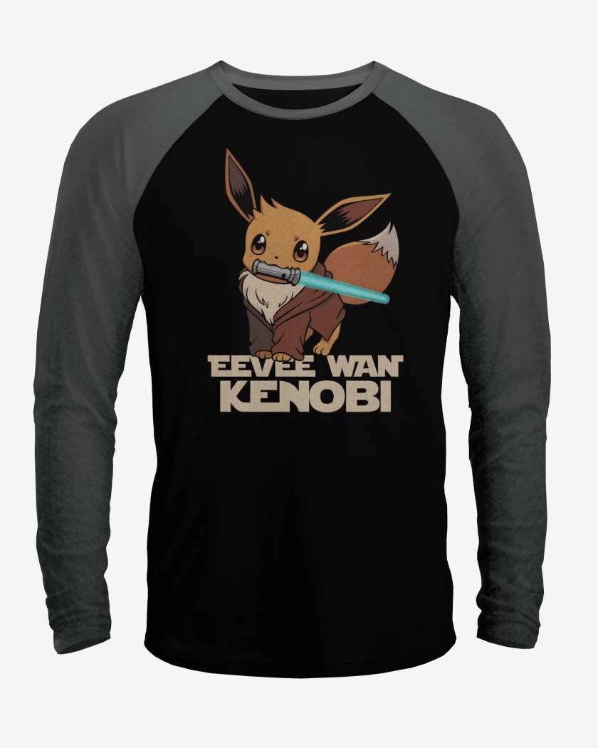 Polera Raglan Eevee Wan Kenobi