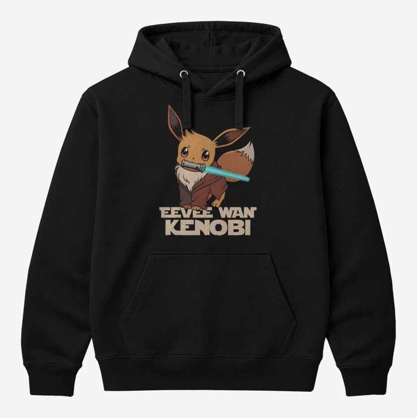 Polerón Canguro Eevee Wan Kenobi