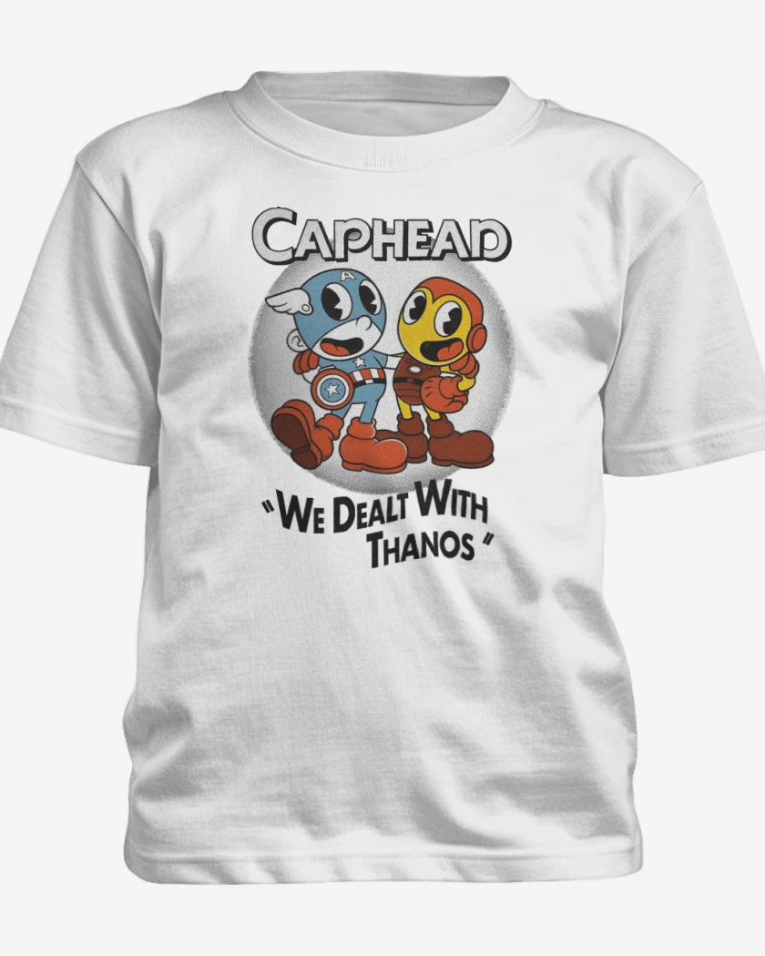 Polera de niño Blanco de Caphead