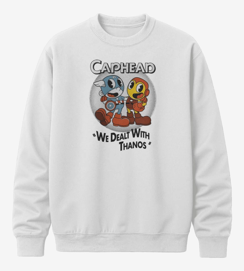 Poleron polo Blanco de Caphead