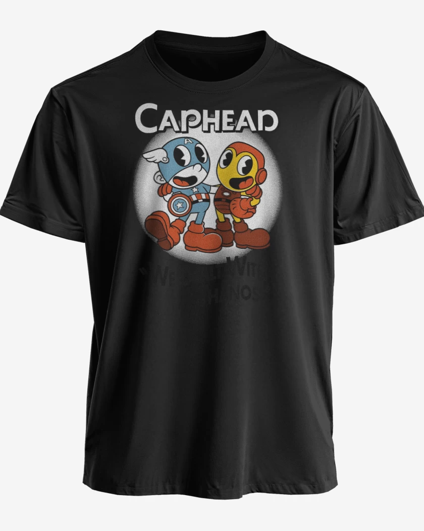 Polera premium Negro de Caphead