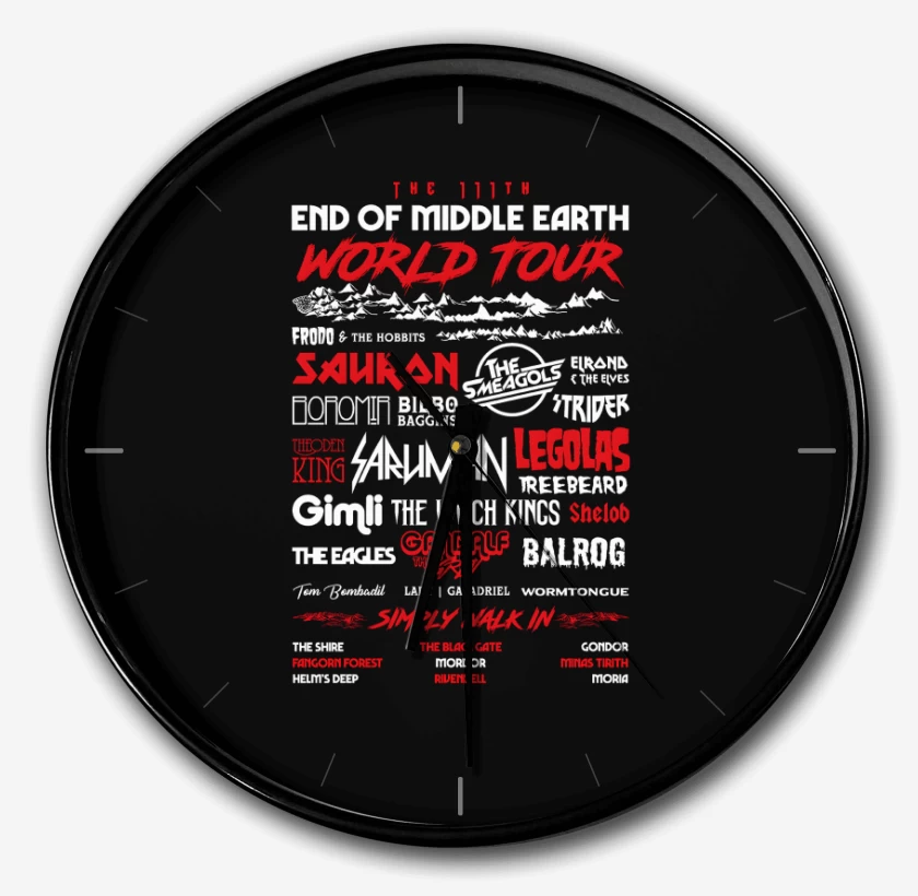 Reloj The End of Middle Earth World Tour