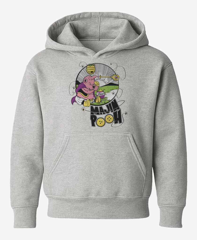 Poleron de niño Gris Melange de Majin Pooh
