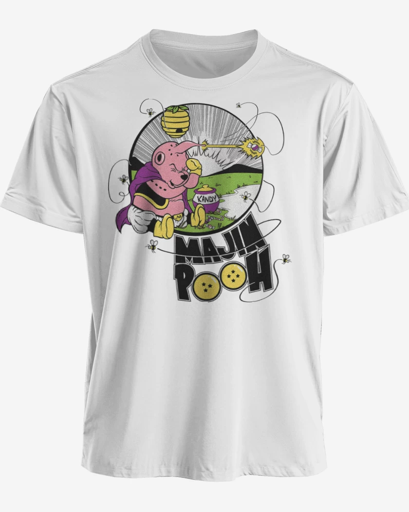 Polera premium Blanco de Majin Pooh