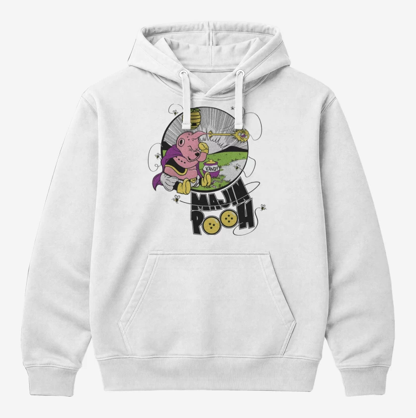 Polerón Canguro Blanco de Majin Pooh
