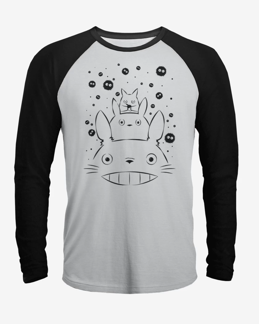 Polera Raglan Blanco / Negro de Toro