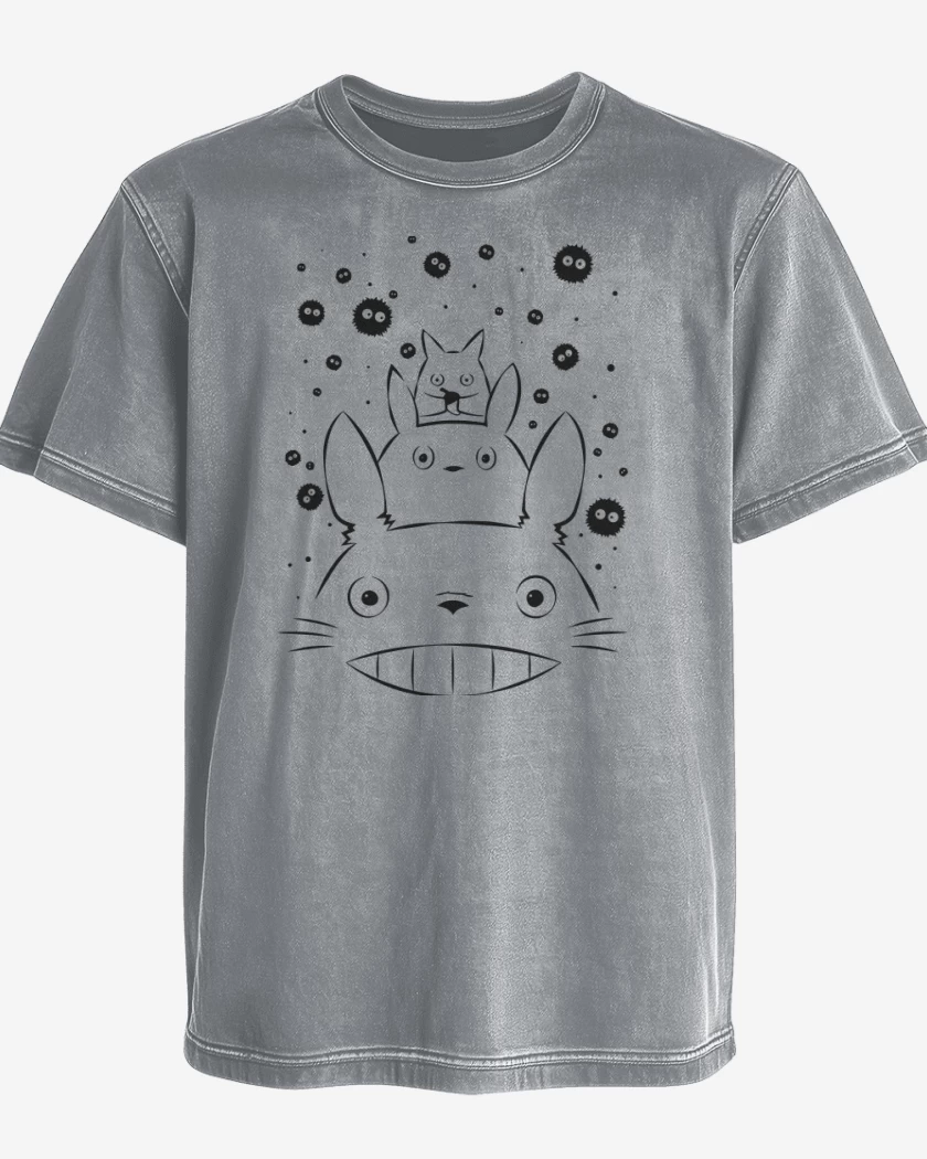 Polera desgastada Gris Melange de Toro