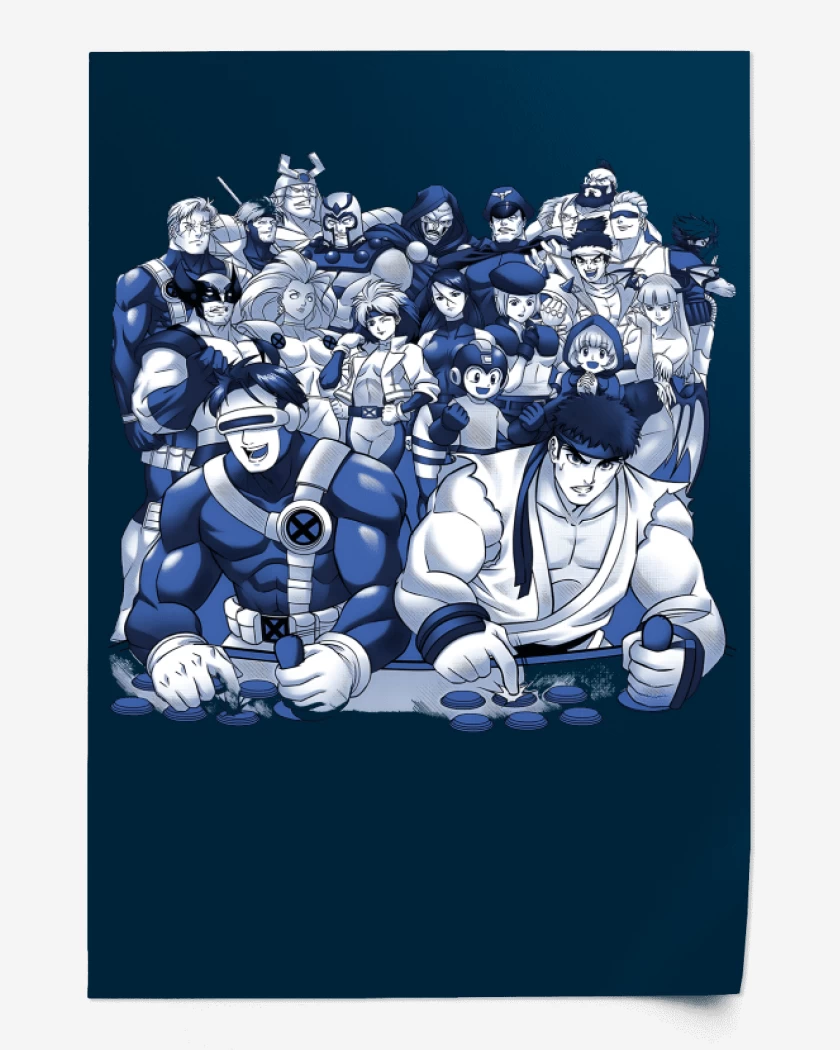 Print X-Men vs Street Fighter
