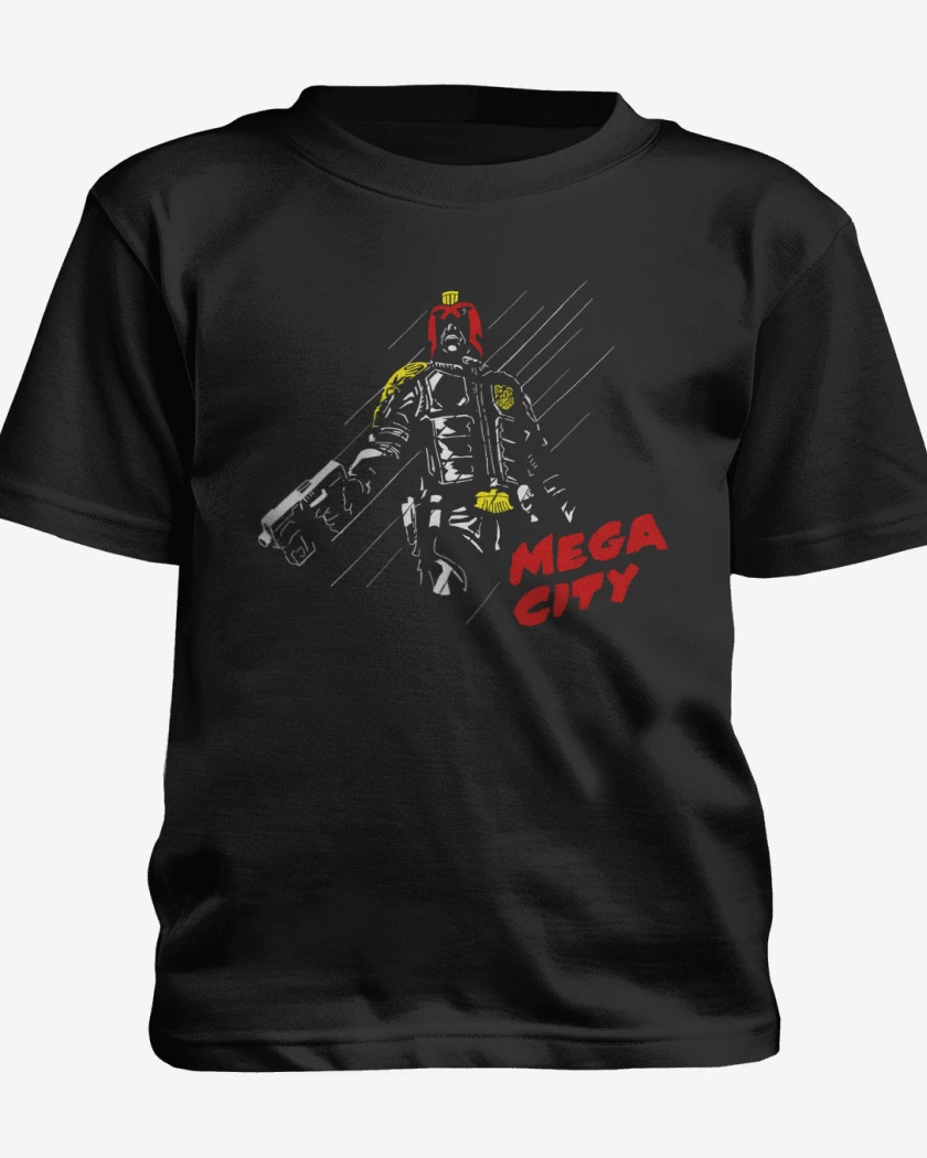 Polera de niño Negro de Mega City