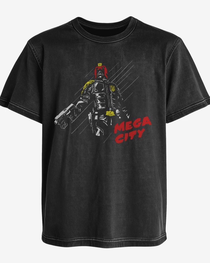Polera desgastada Mega City