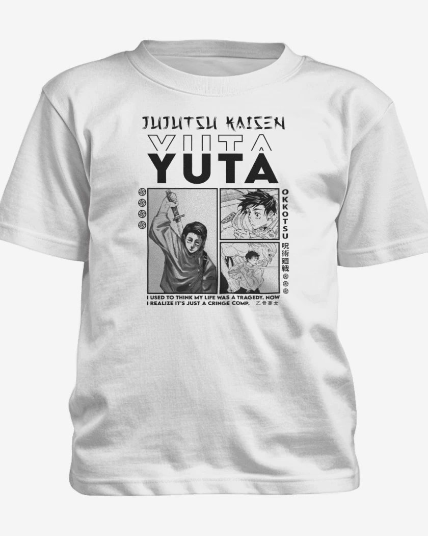 Polera de niño Blanco de Yuta Okkotsu