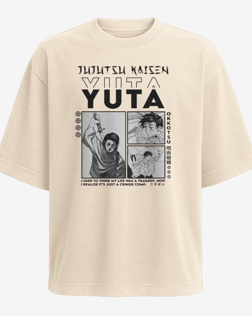 Polera Oversize Beige de Yuta Okkotsu