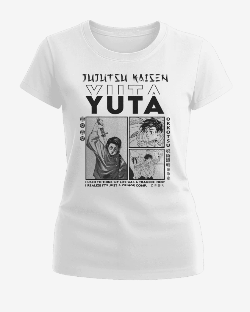 Polera de Mujer Blanco de Yuta Okkotsu