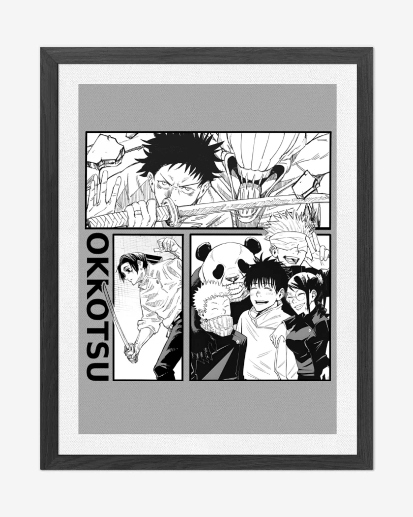 Cuadro decorativo Gris Melange de Okkotsu