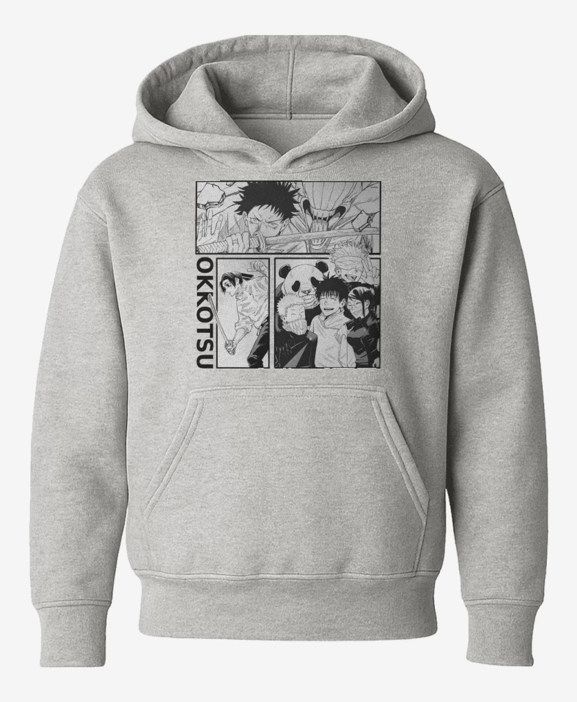 Poleron de niño Gris Melange de Okkotsu
