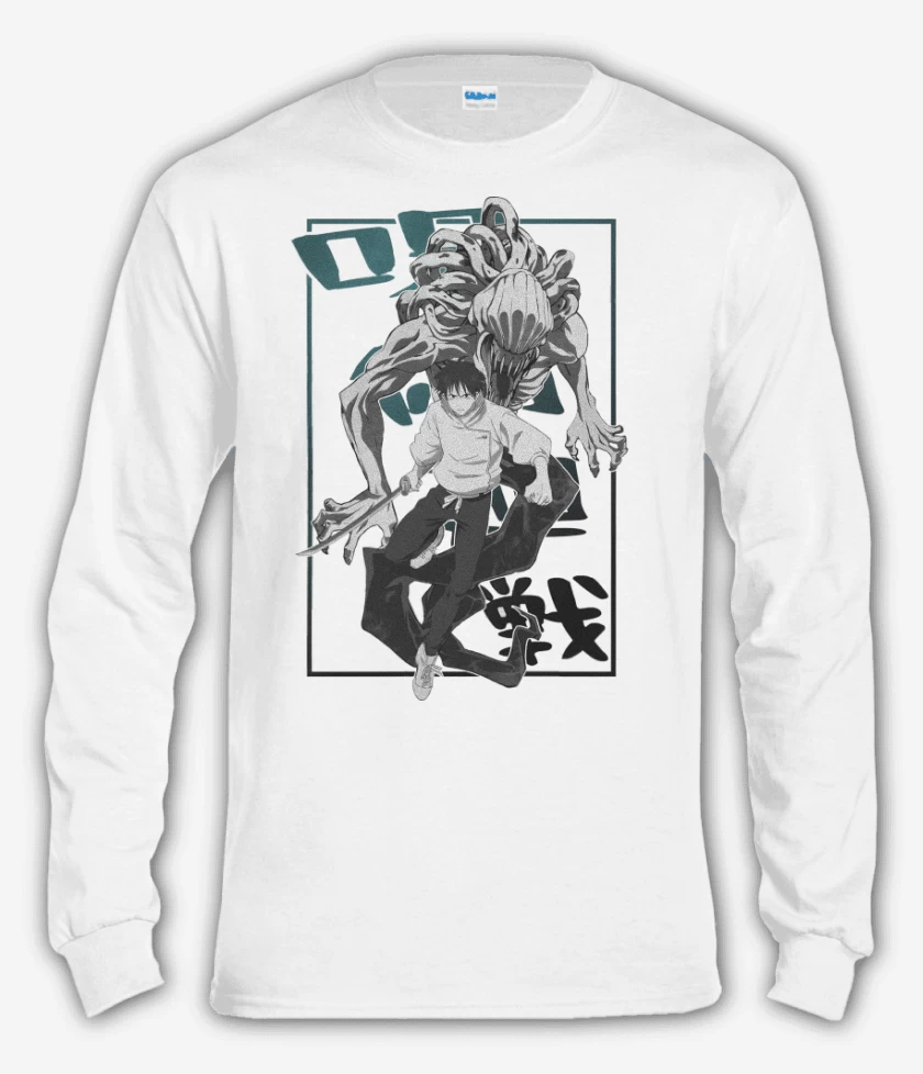 Polera manga larga Blanco de Yuta & Rika