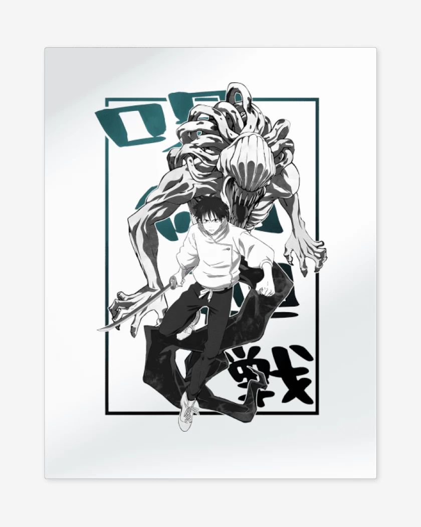 Print metalico Blanco de Yuta & Rika