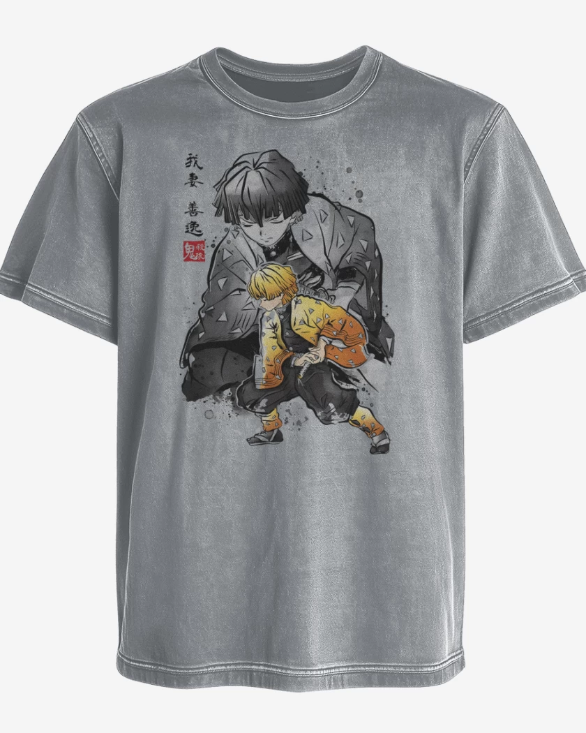 Polera desgastada Zenitsu Agatsuma 