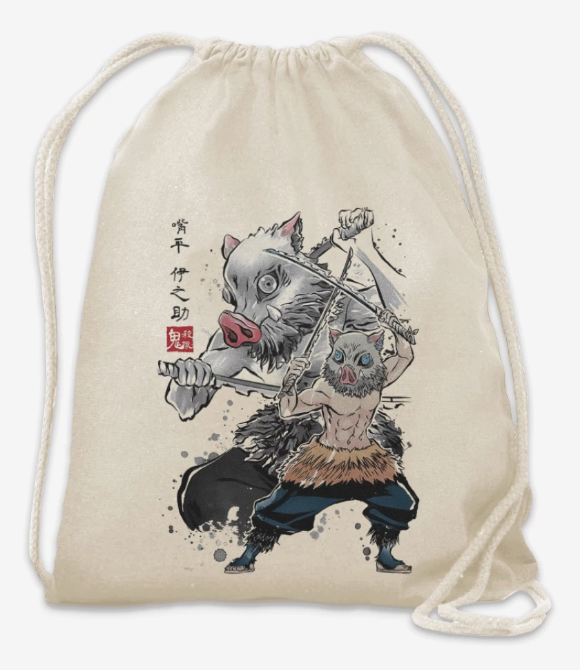 Mochila Blanco de Inosuke Hashibira 