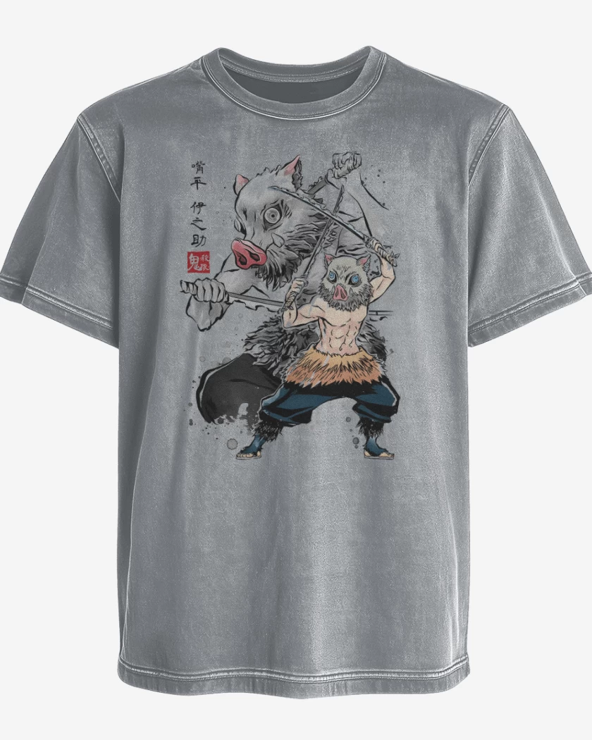 Polera desgastada Inosuke Hashibira 