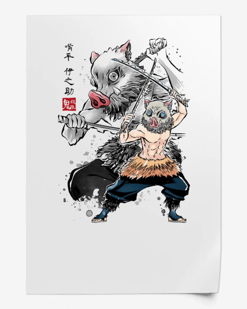 Print Inosuke Hashibira 
