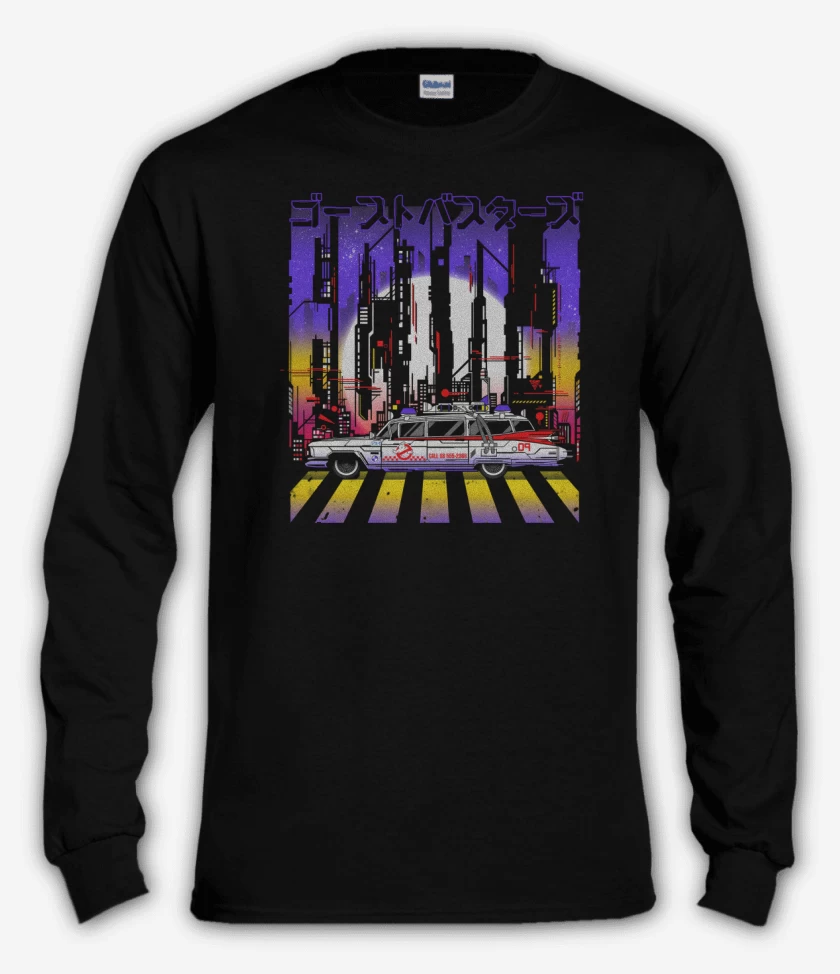 Polera manga larga Negro de ECTO 01