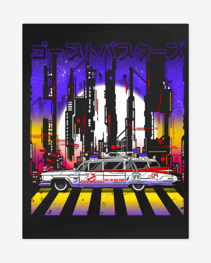 Print metalico Negro de ECTO 01
