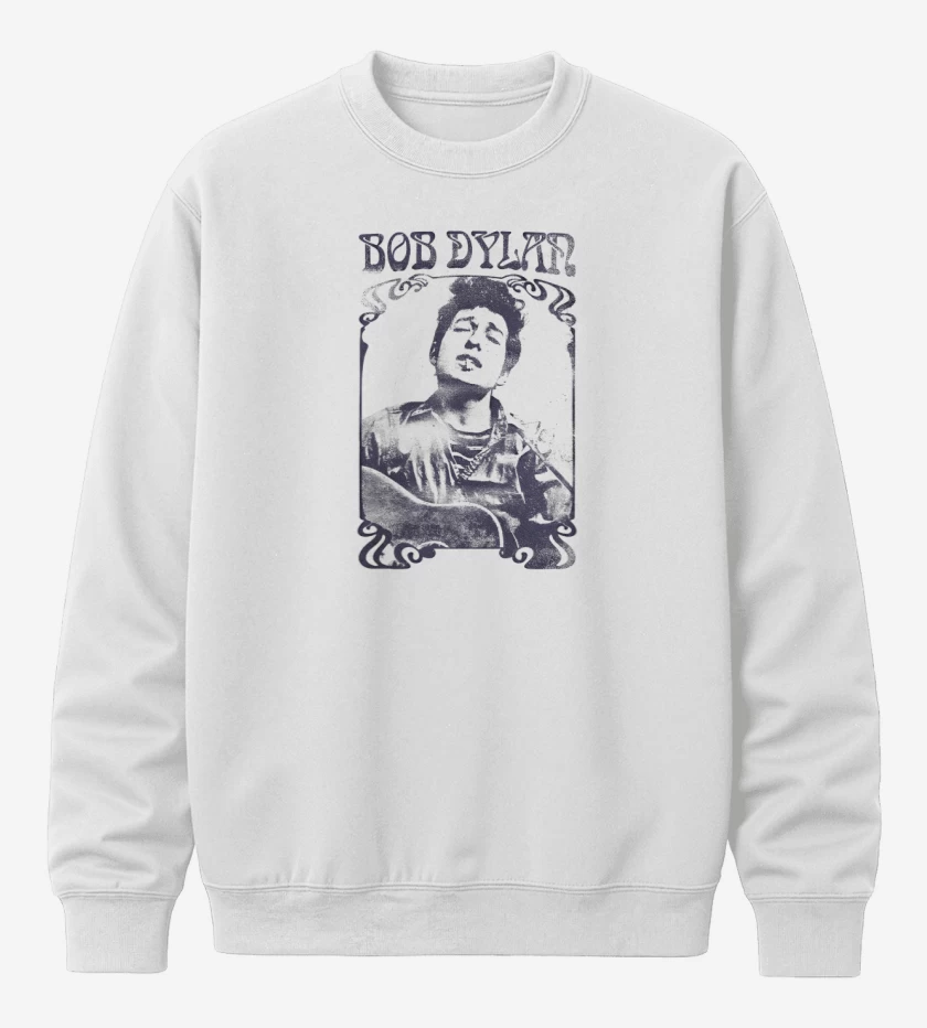 Poleron polo Blanco de Bob Dylan 2