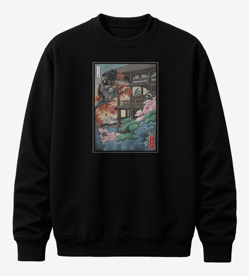 Poleron polo Depredador Ukiyo e