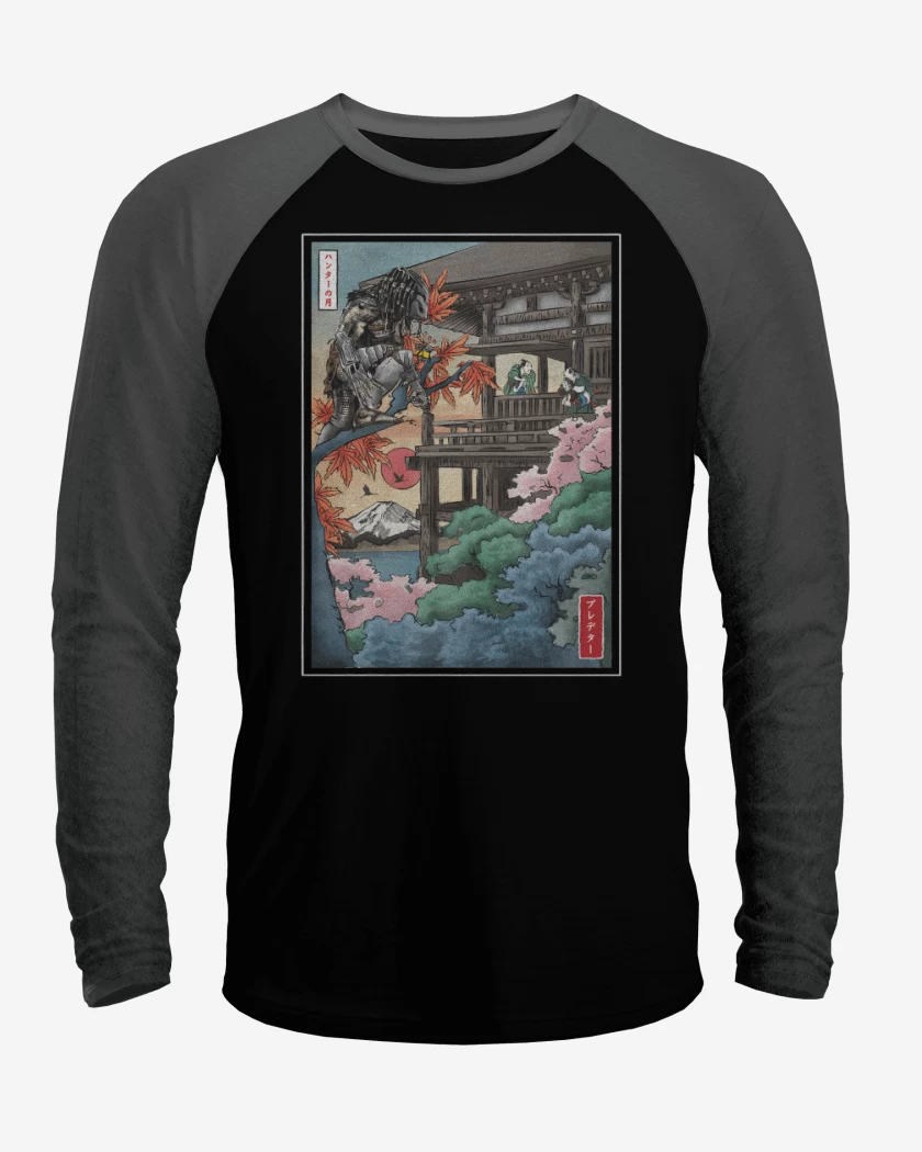 Polera Raglan Depredador Ukiyo e