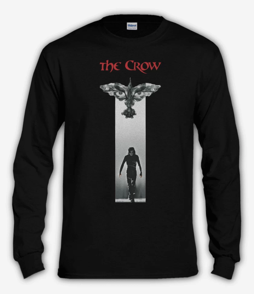 Polera manga larga Negro de El cuervo
