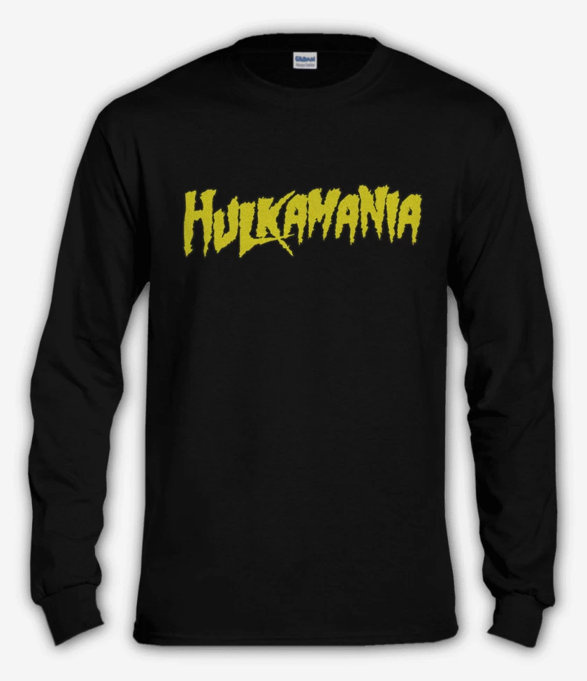 Polera manga larga Negro de Hulkamania