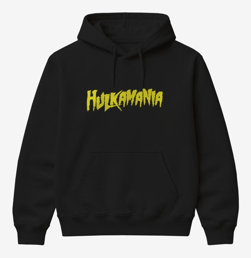 Poleron Canguro básico Negro de Hulkamania