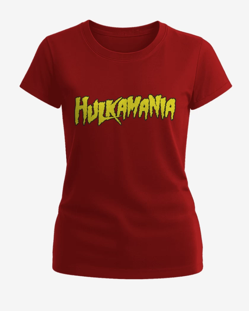 Polera de Mujer Rojo de Hulkamania