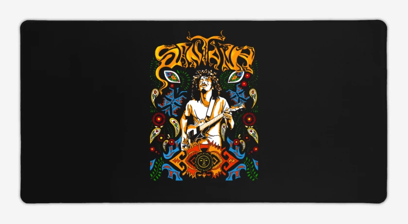 Mouse pad Gamer Negro de Santana