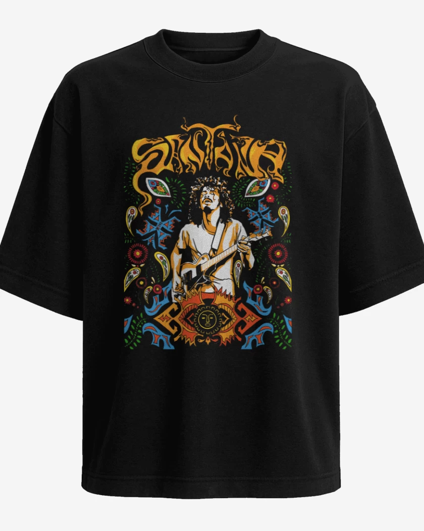 Polera Oversize Negro de Santana
